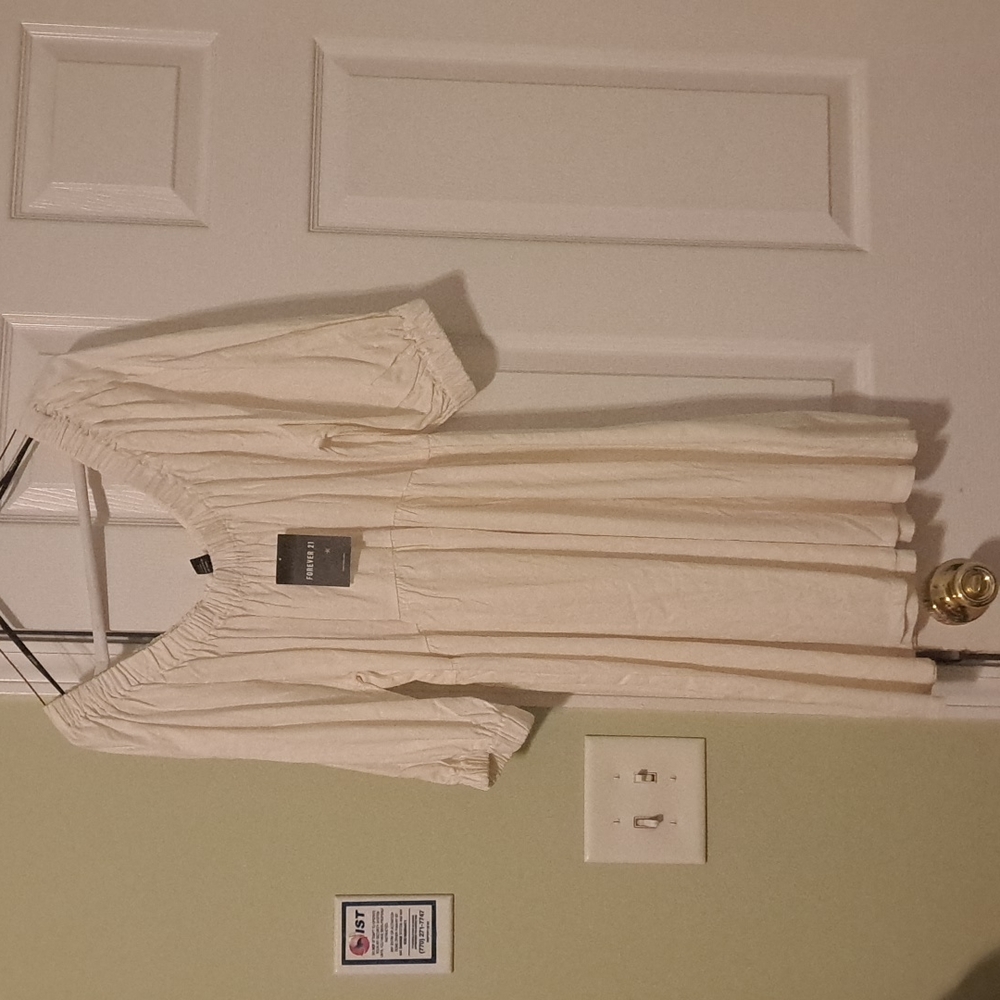 Forever 21 Cream Dress